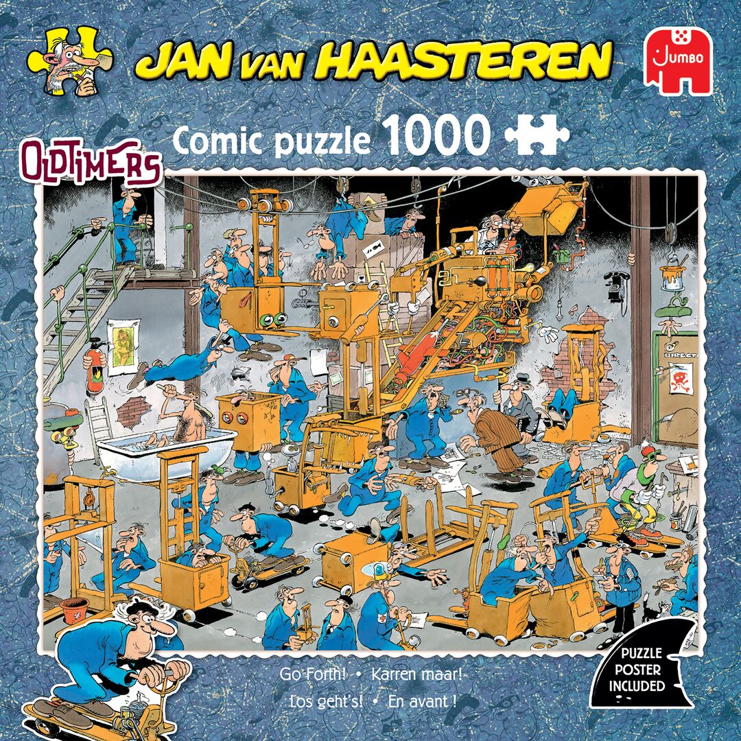 Jumbo Puzzel JvH Oldtimers Karren Maar 1000 05.25