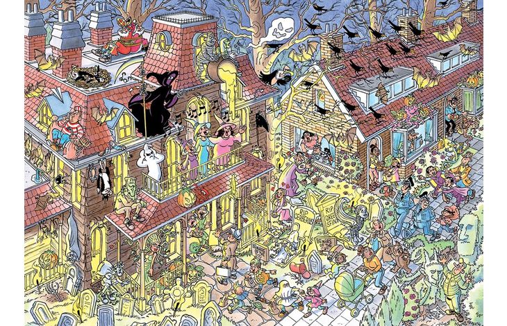 Jumbo Puzzel JvH Trick or Treat 500 09.25