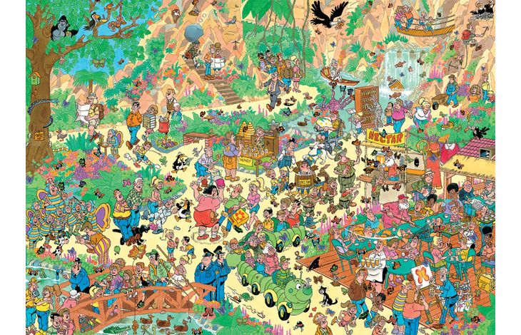 Jumbo Puzzel JvH Vrolijke Fladderaars 1000 09.25