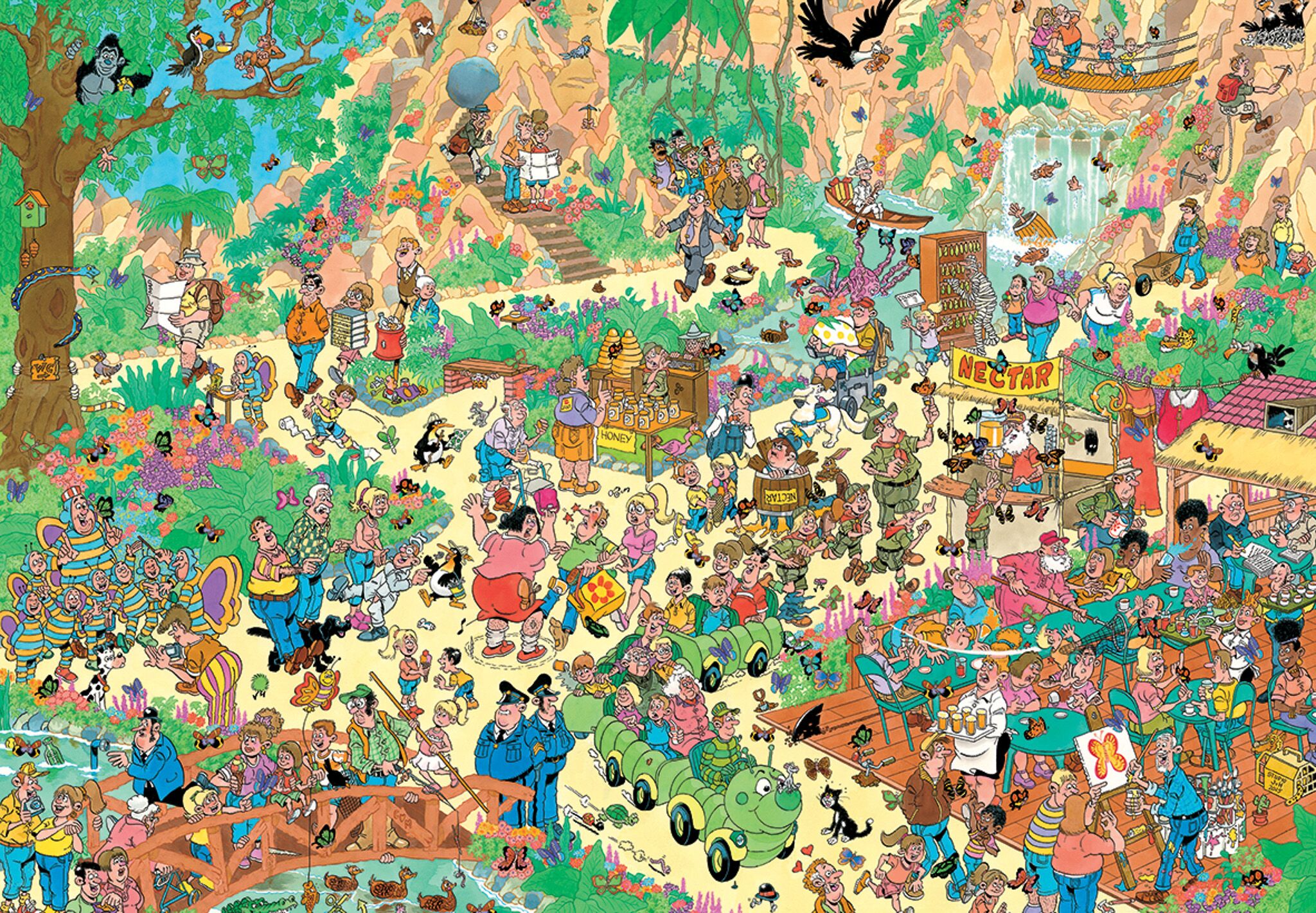 Jumbo Puzzel JvH Vrolijke Fladderaars 2000 09.25