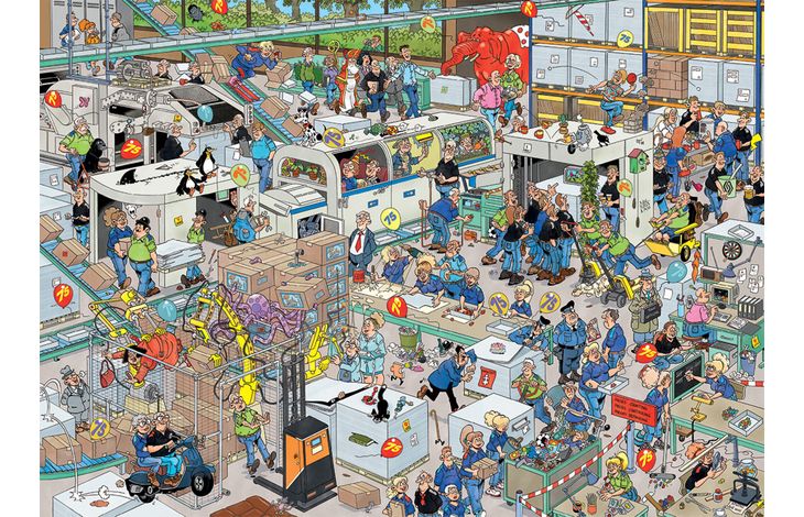 Jumbo Puzzel JvH De Nederlandse Spellenfabriek 1000 11.25