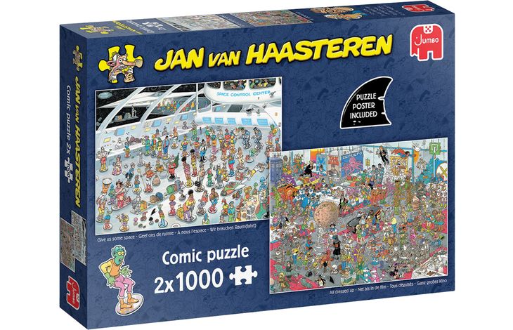 Jumbo Puzzel JvH Geef Ons Ruimte & Net Als In De Film 2x1000 11.25