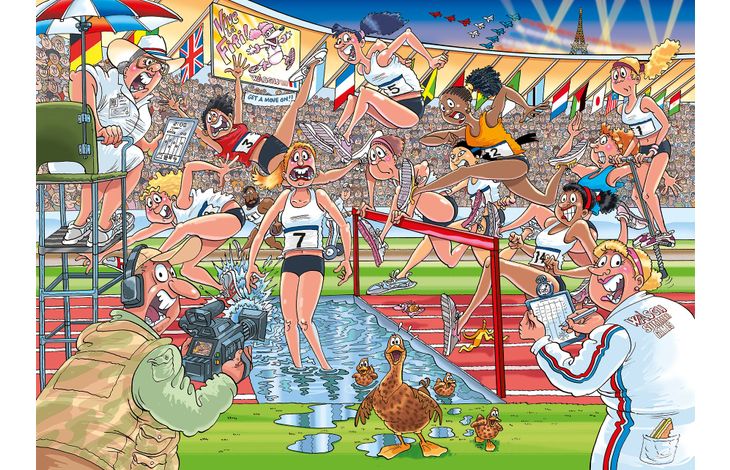 Jumbo Puzzel Wasgij 44 Zomerspelen! 1000 04.24