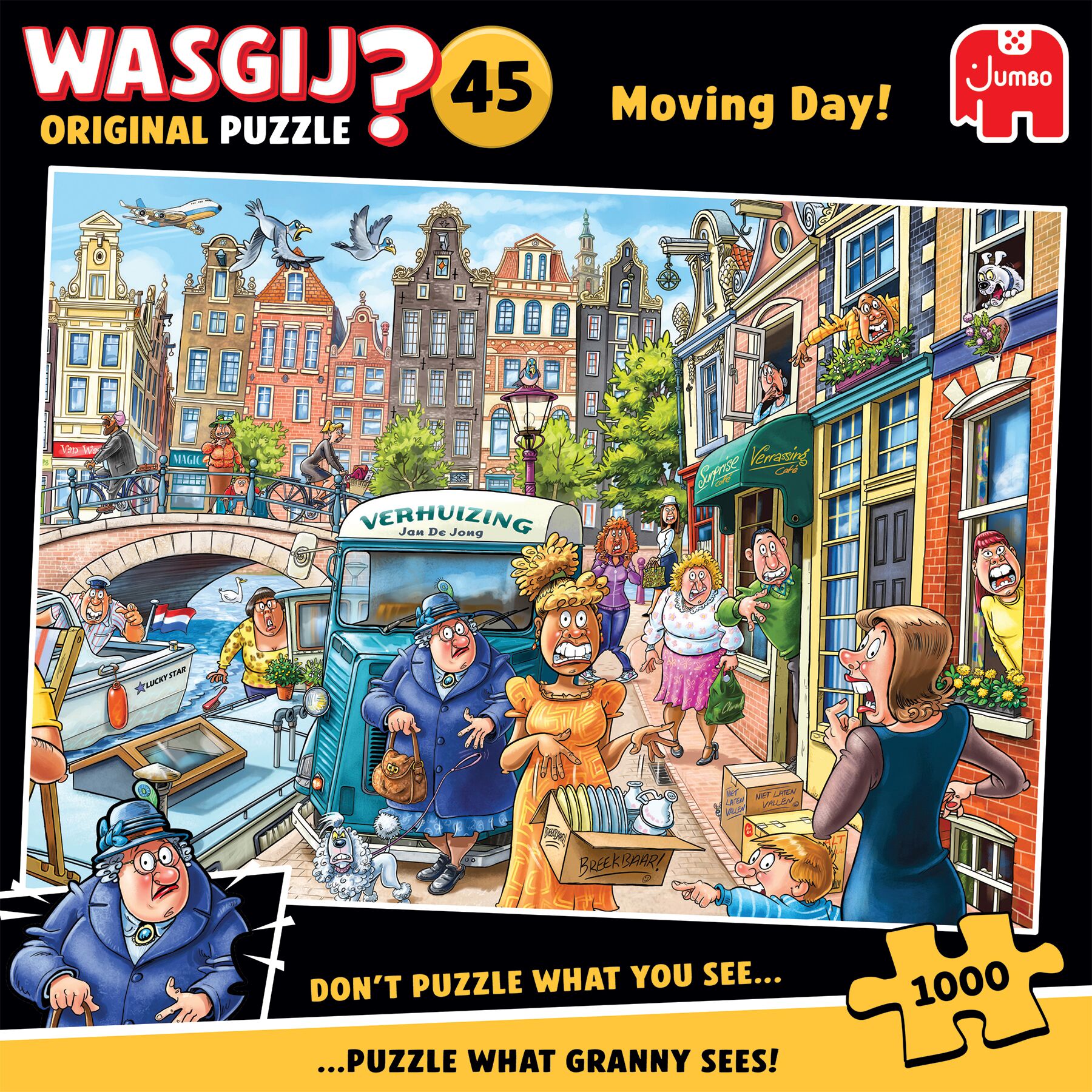 Jumbo Puzzel Wasgij 45 Verhuisdag! 1000 09.24