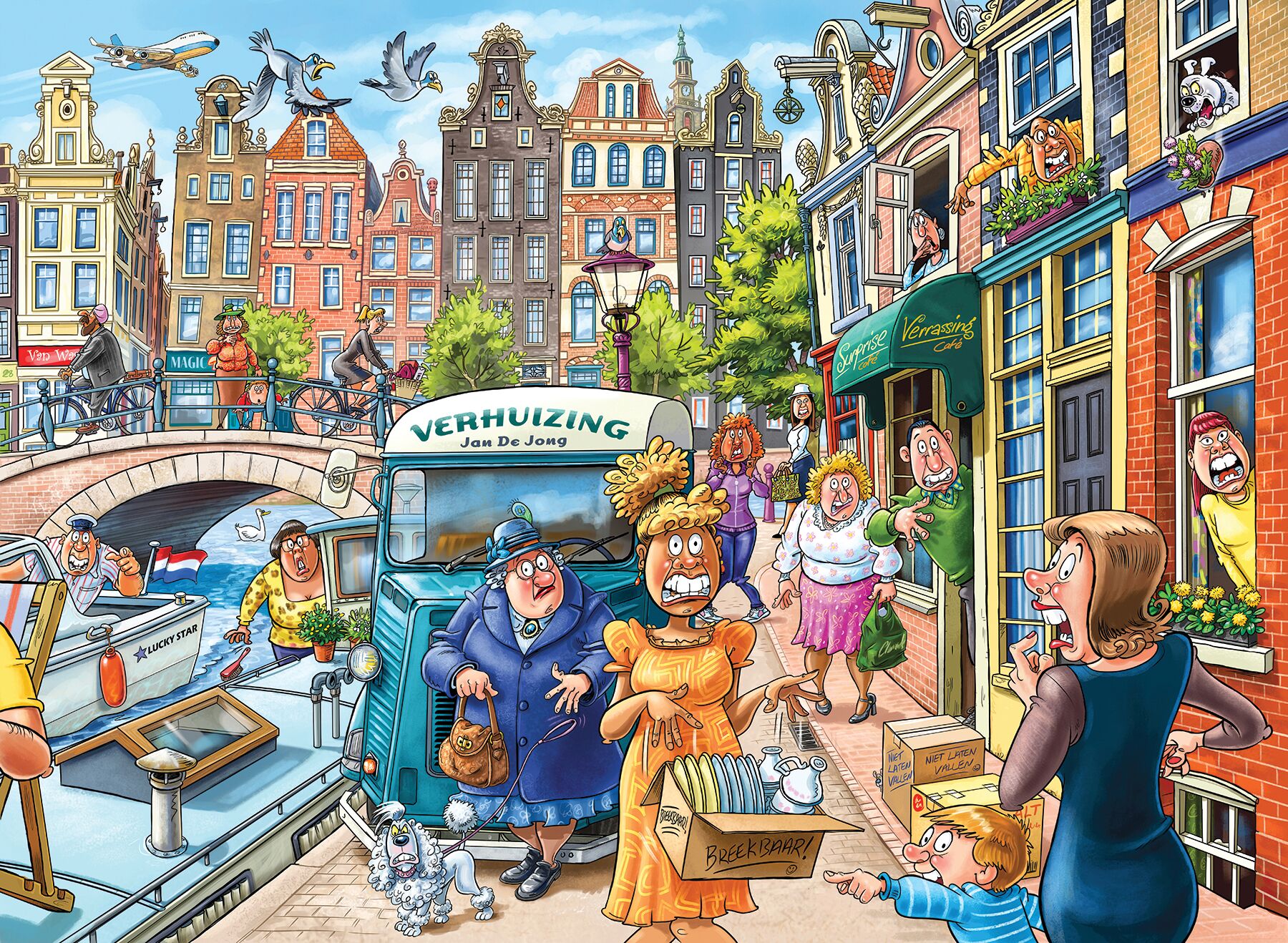 Jumbo Puzzel Wasgij 45 Verhuisdag! 1000 09.24