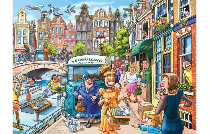 Jumbo Puzzel Wasgij 45 Verhuisdag! 1000 09.24