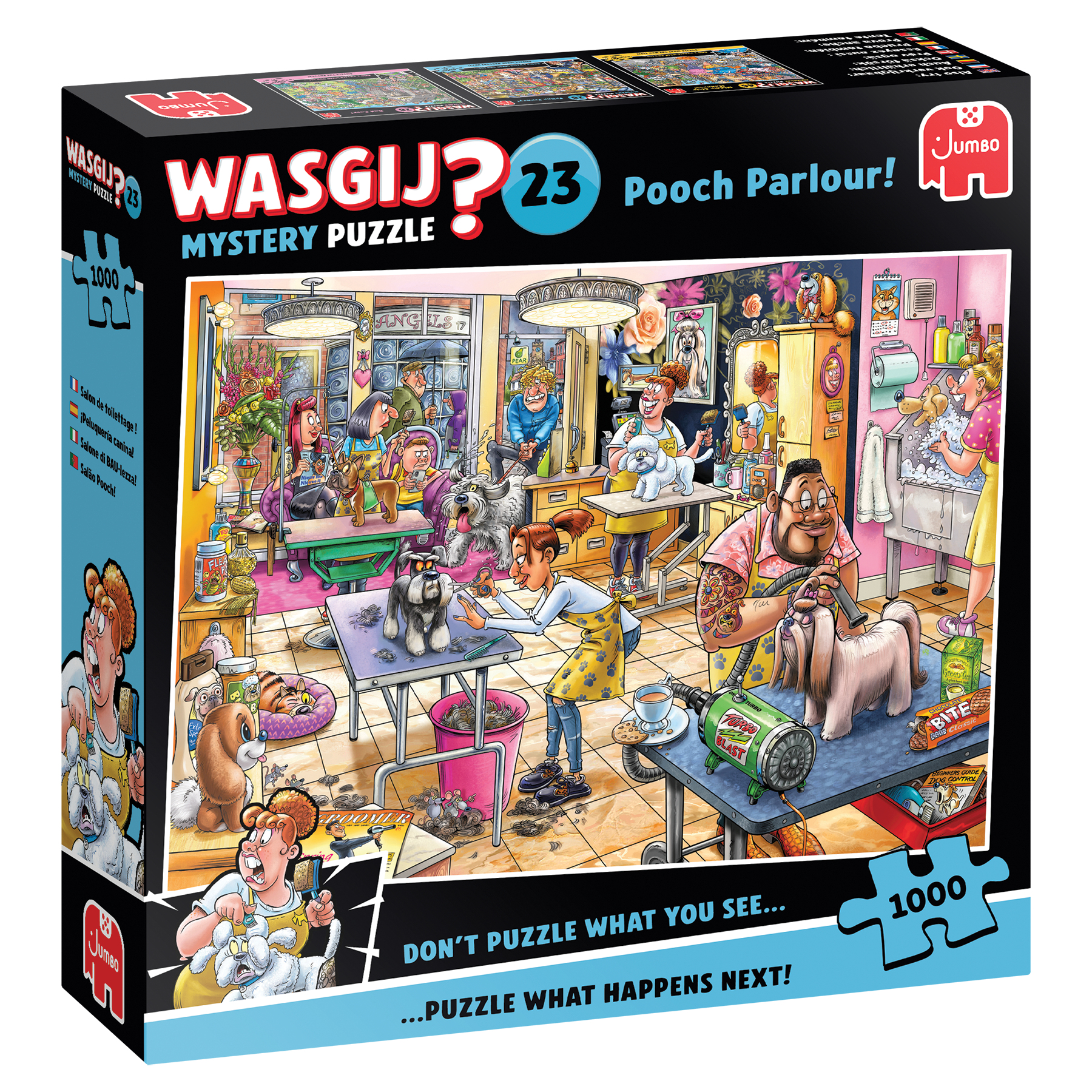 Jumbo Puzzel Wasgij 23 Hondensalon 1000 06.22