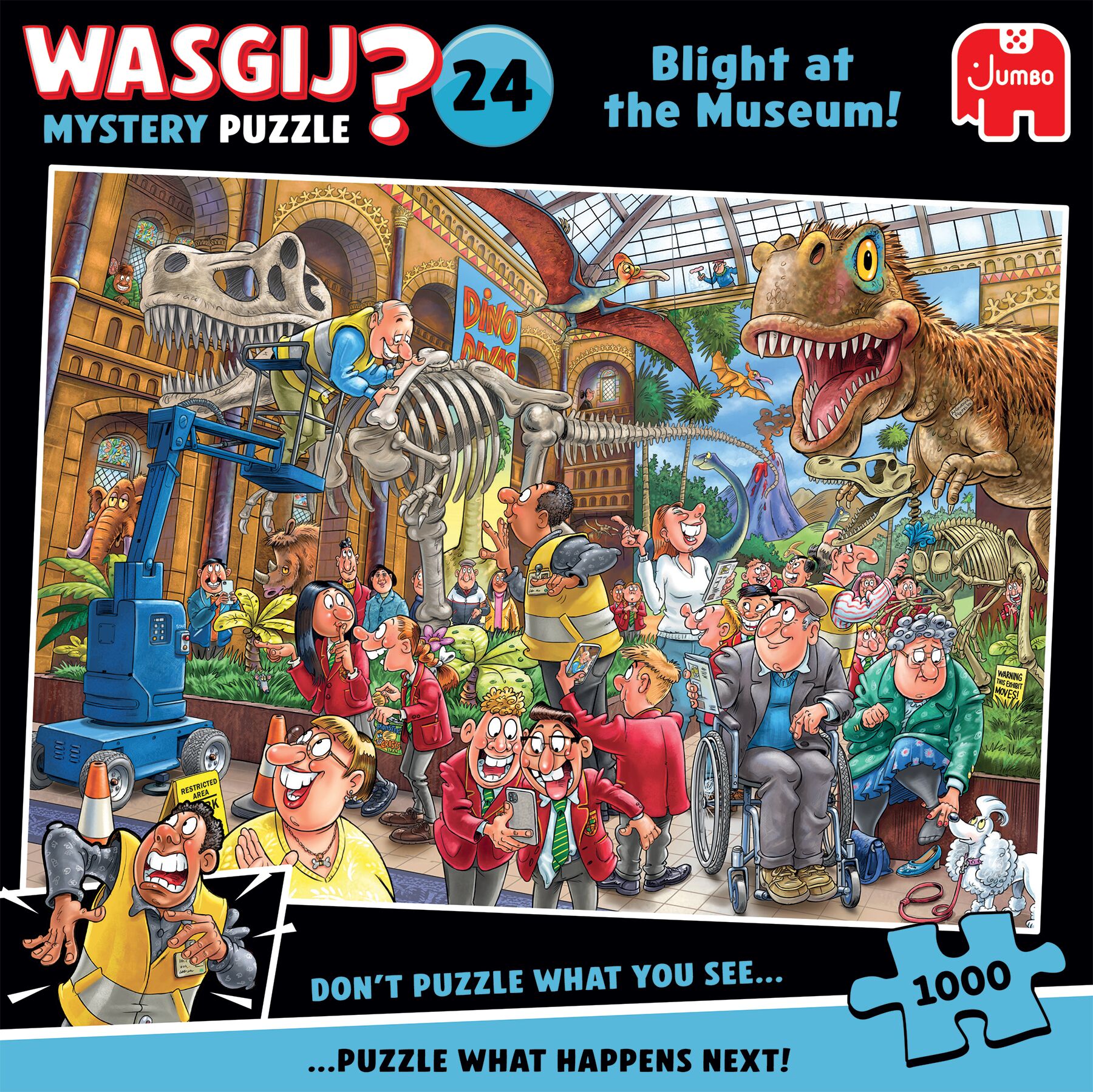 Jumbo Puzzel Wasgij 24 Paniek in het Museum 1000 01.23