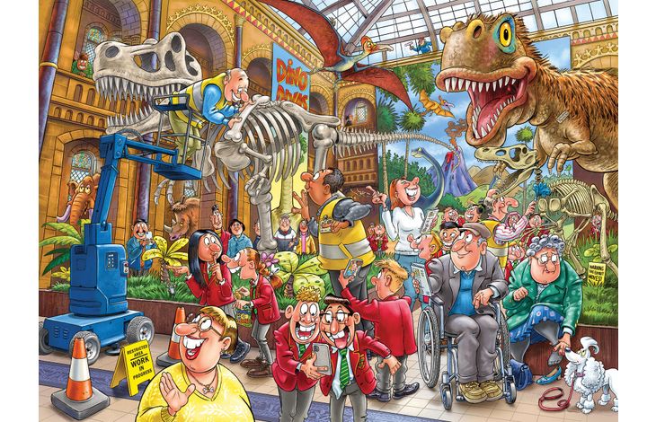 Jumbo Puzzel Wasgij 24 Paniek in het Museum 1000 01.23