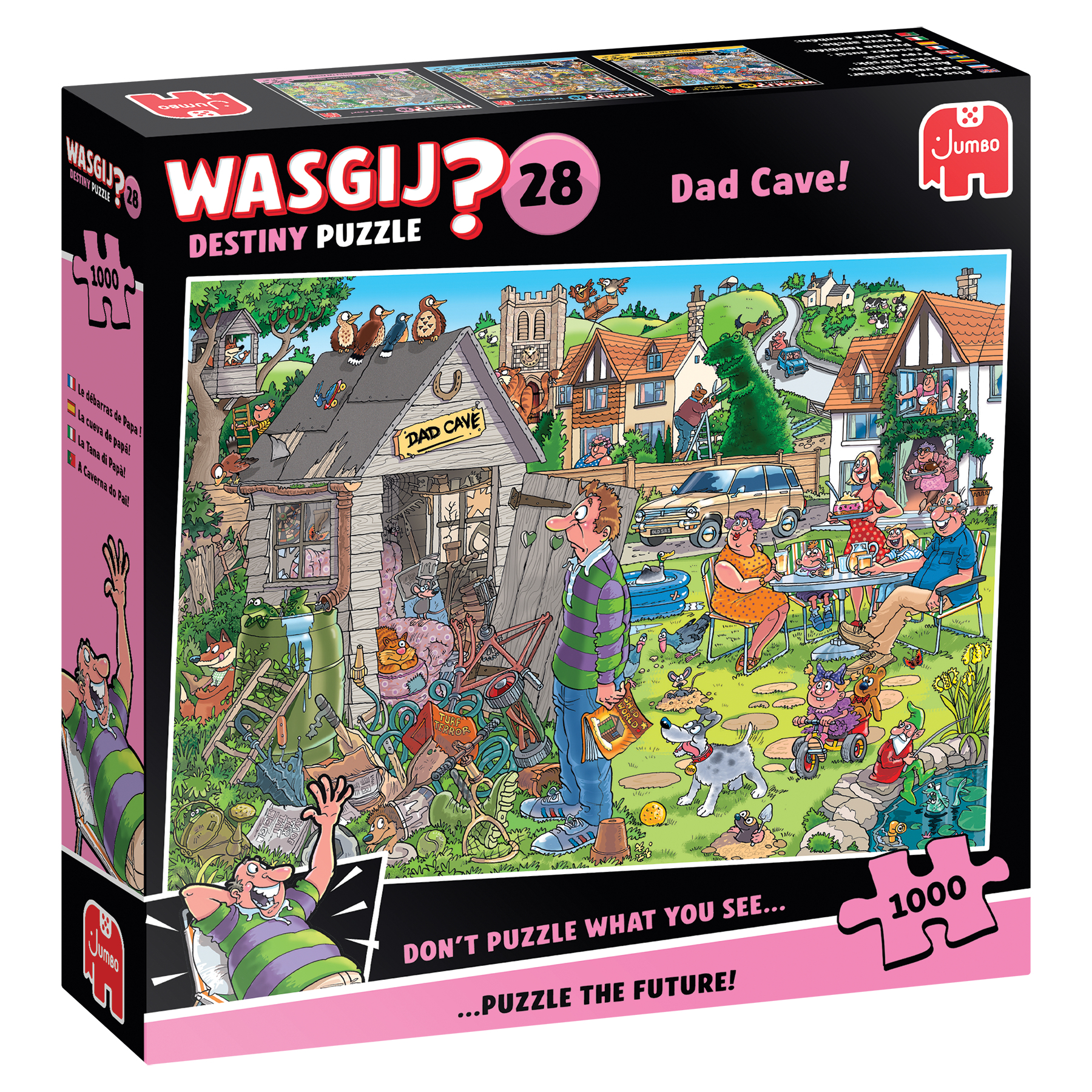 Jumbo Puzzel Wasgij 28 De Mancave Van Pa! 1000 07.24