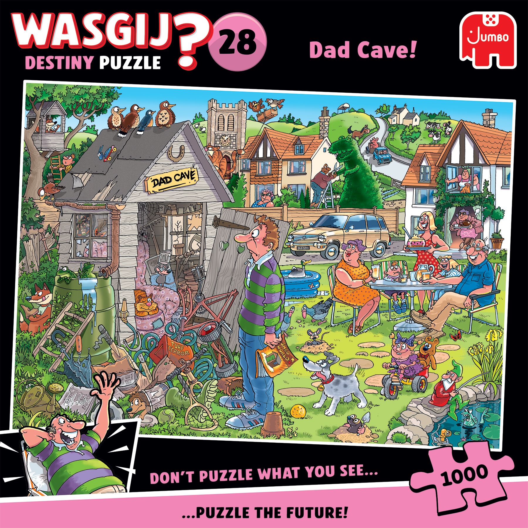 Jumbo Puzzel Wasgij 28 De Mancave Van Pa! 1000 07.24
