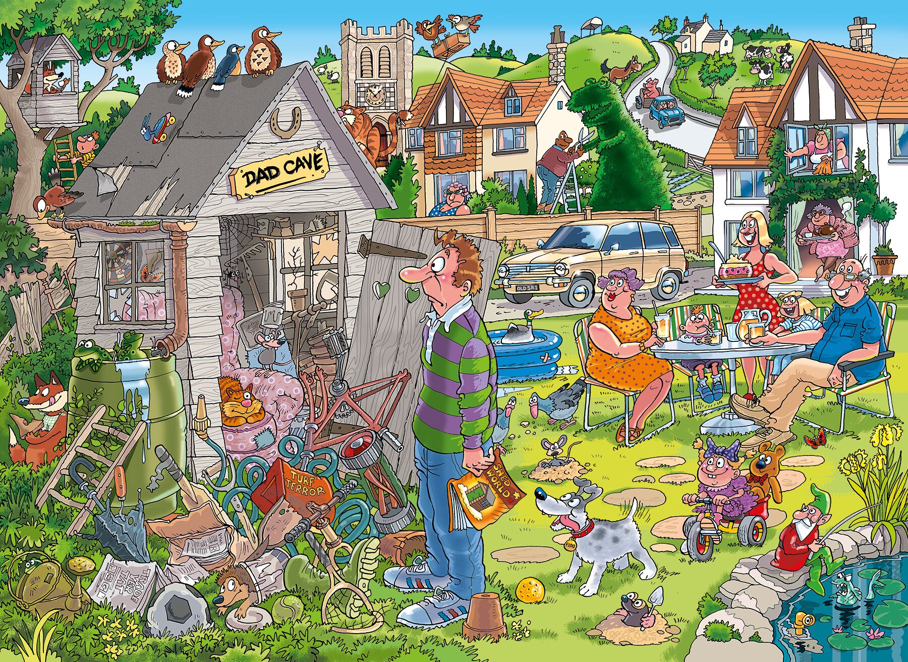 Jumbo Puzzel Wasgij 28 De Mancave Van Pa! 1000 07.24