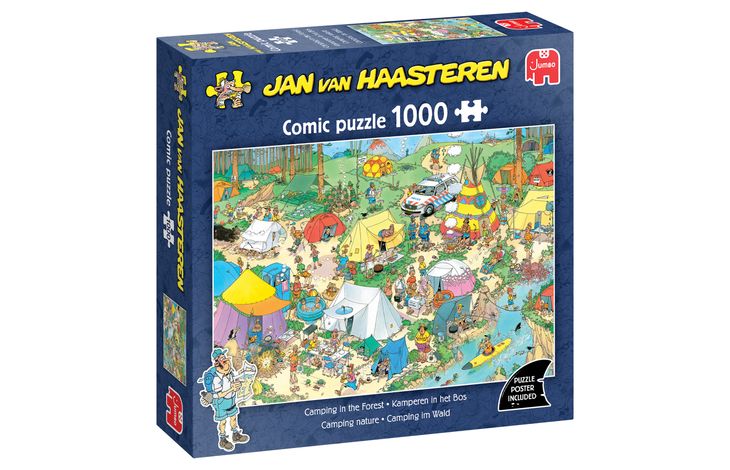 Jumbo Puzzel JvH Kamperen in het bos 1000