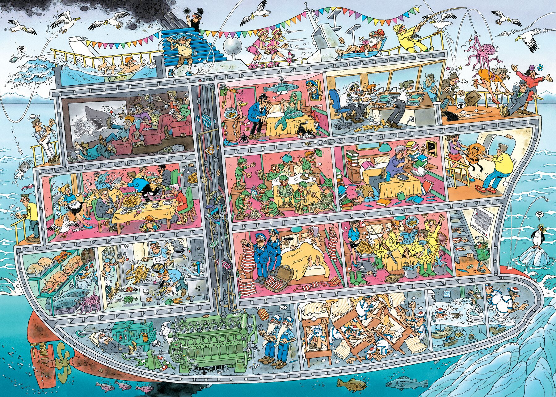 Jumbo Puzzel JvH Cruise Ship 1000
