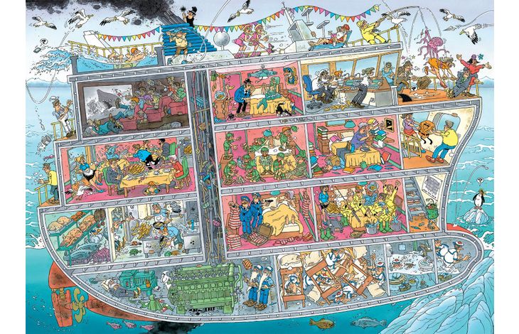 Jumbo Puzzel JvH Cruise Ship 1000