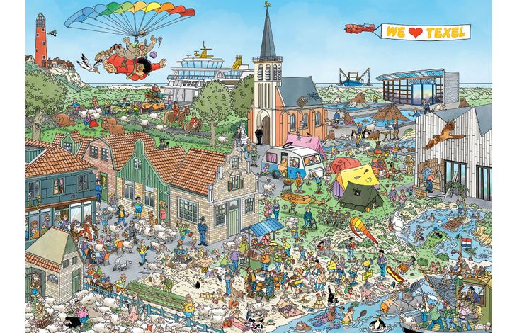 Jumbo Puzzel JvH Texel 1000