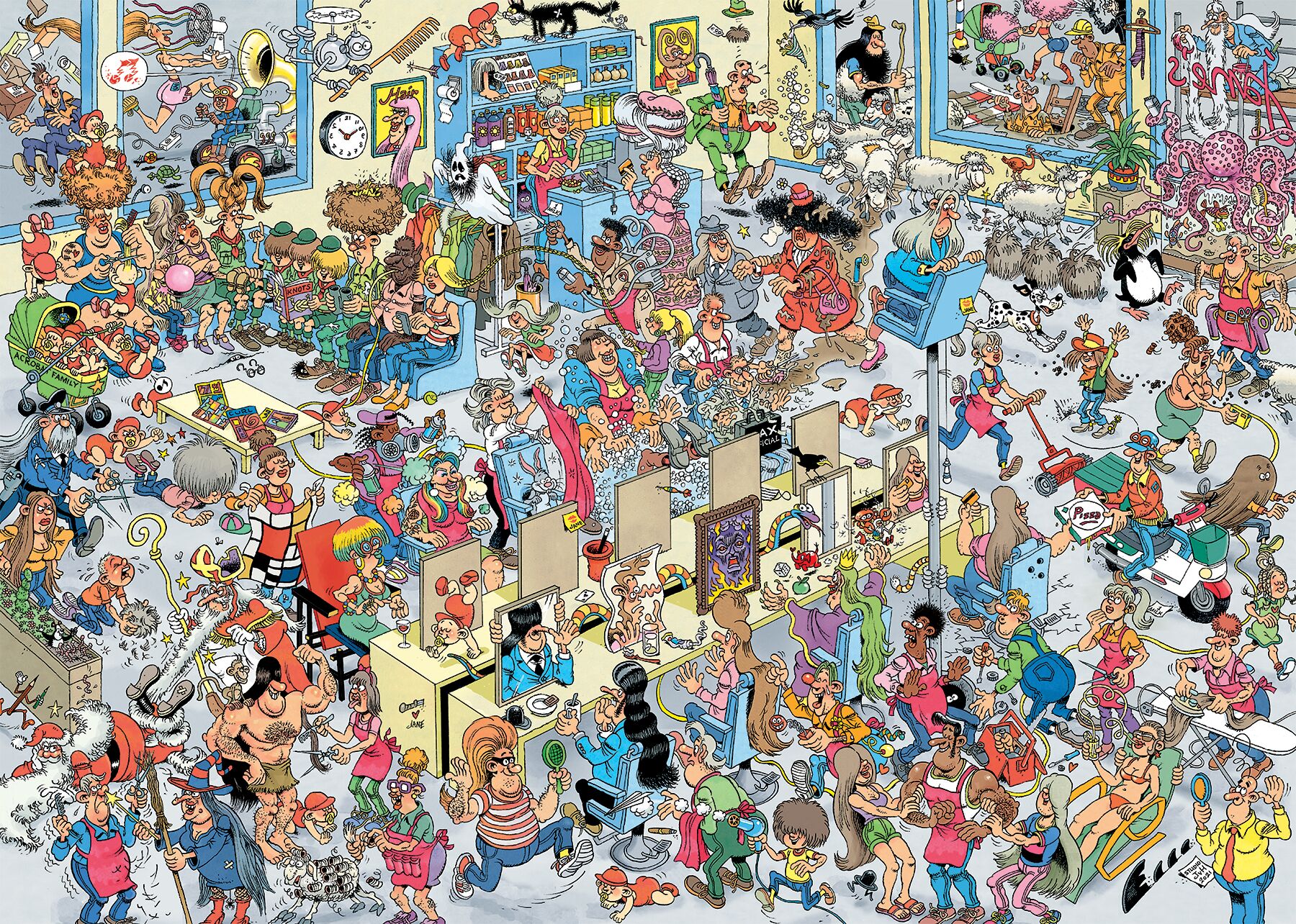 Jumbo Puzzel JvH Bij De Kapper 1000 07.22