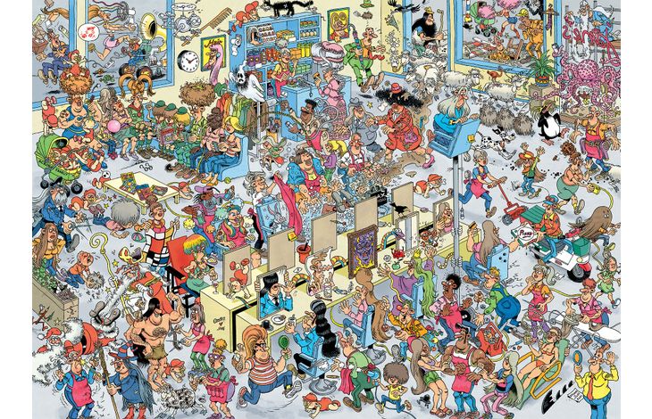 Jumbo Puzzel JvH Bij De Kapper 1000 07.22