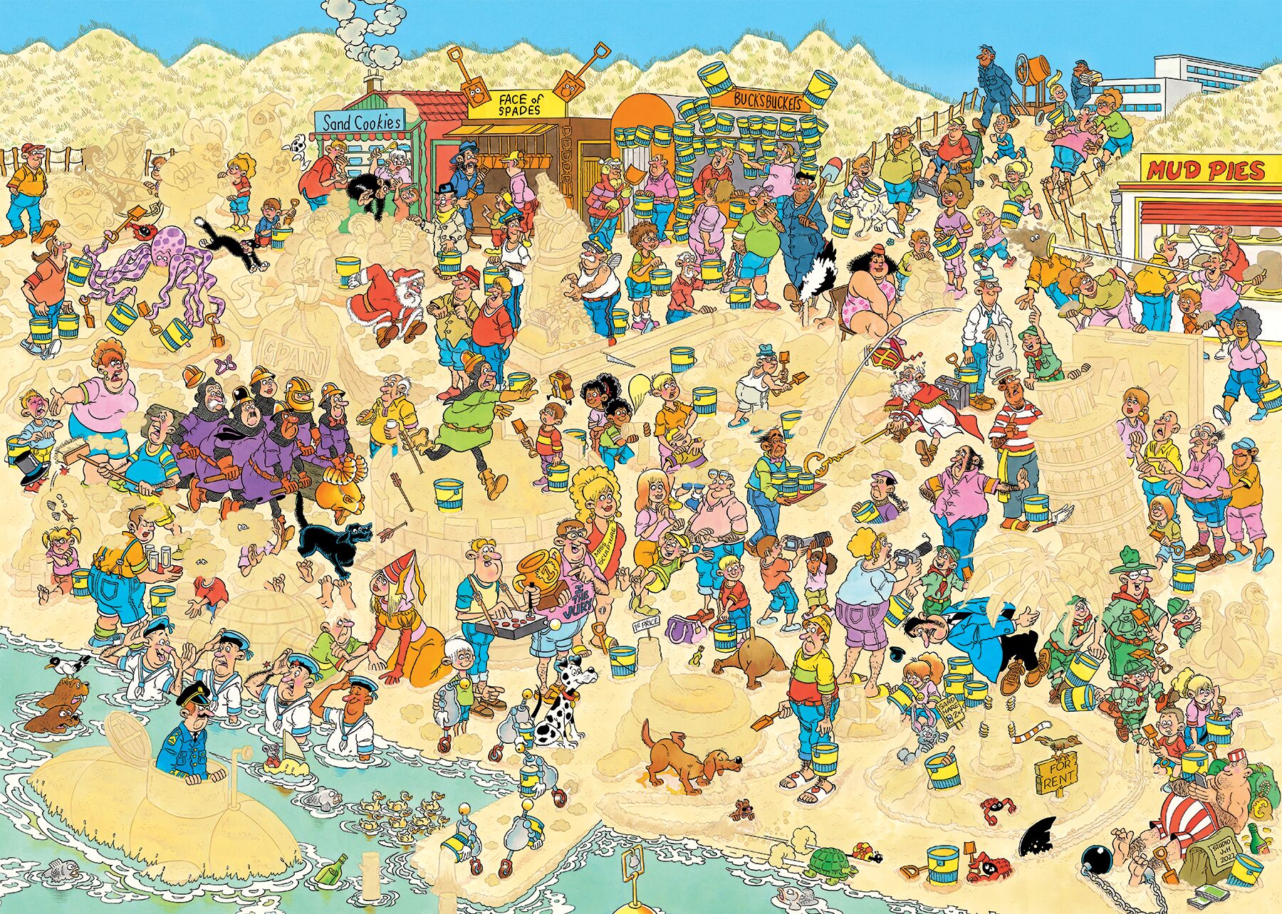 Jumbo Puzzel JvH Zandsculpturen 1000 09.22