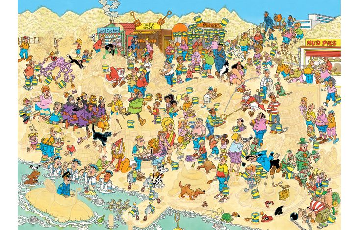 Jumbo Puzzel JvH Zandsculpturen 1000 09.22