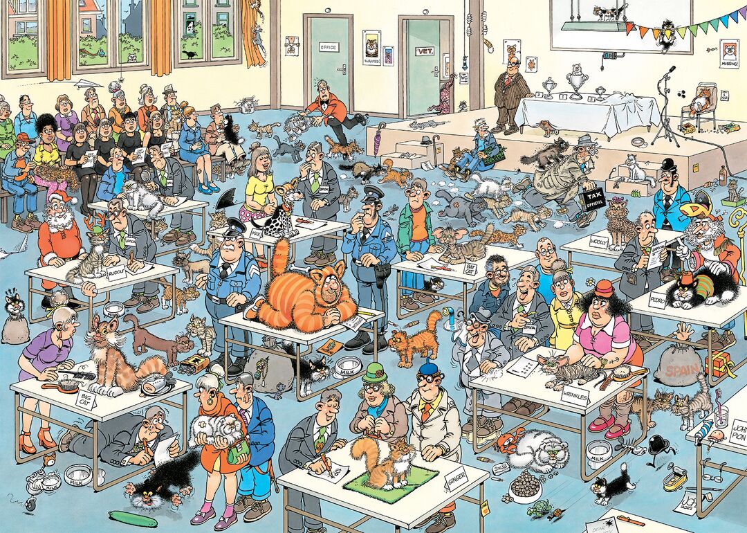 Jumbo Puzzel JvH Kattenshow 1000 09.23
