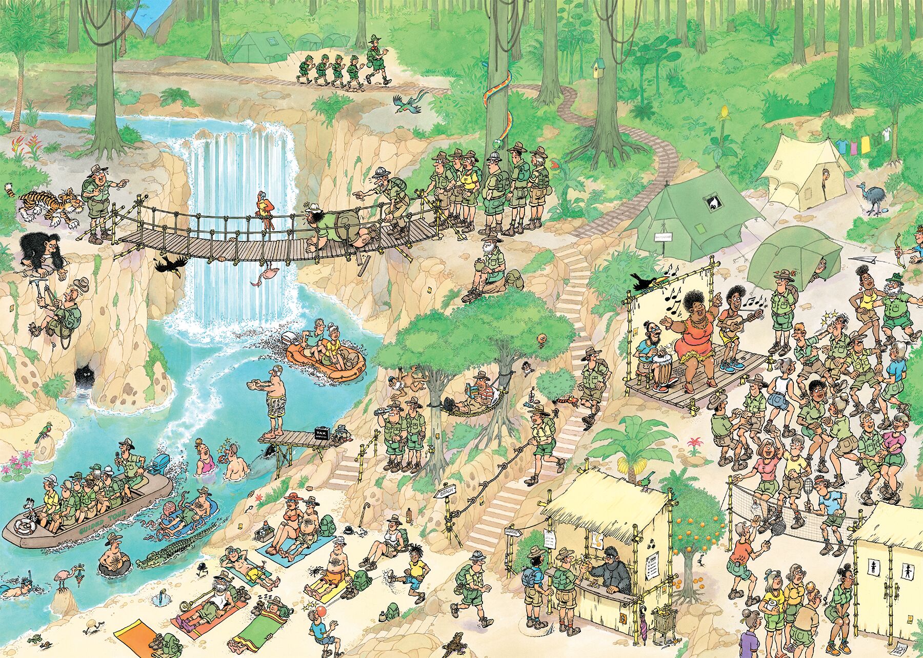 Jumbo Puzzel JvH Jungletocht 1000 04.24