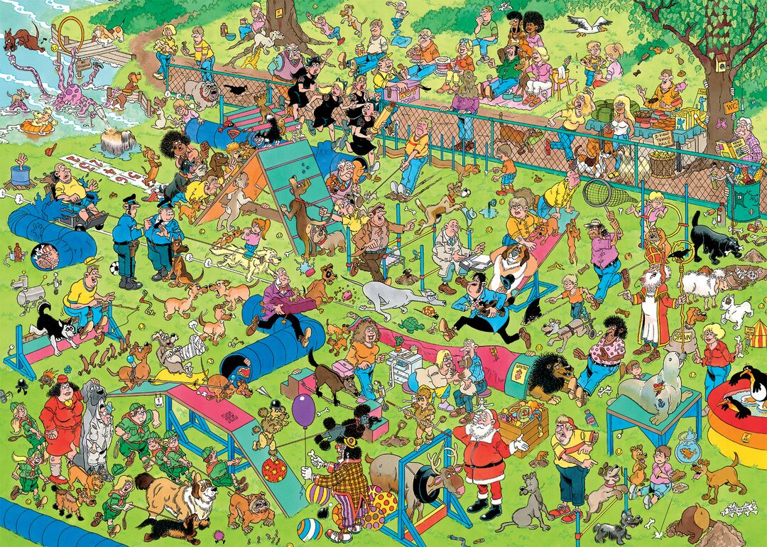 Jumbo Puzzel JvH Hondenparcours 1000 09.24