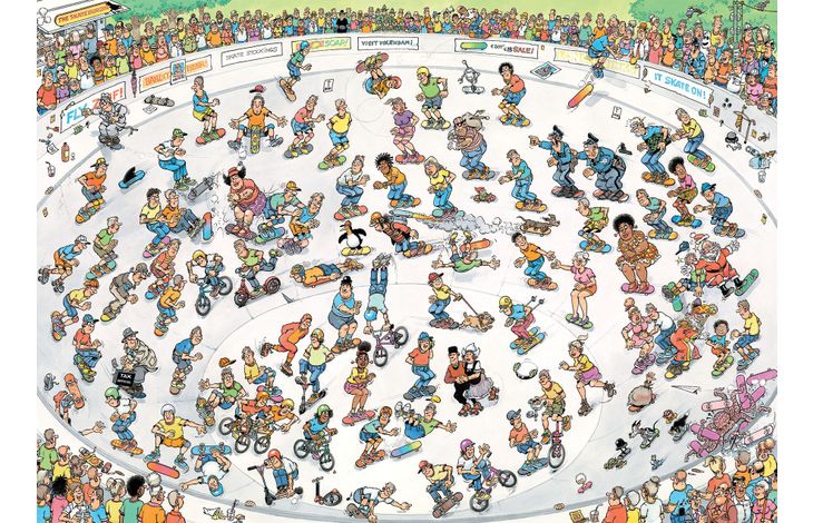 Jumbo Puzzel JvH Skatebowl 1000 10.24