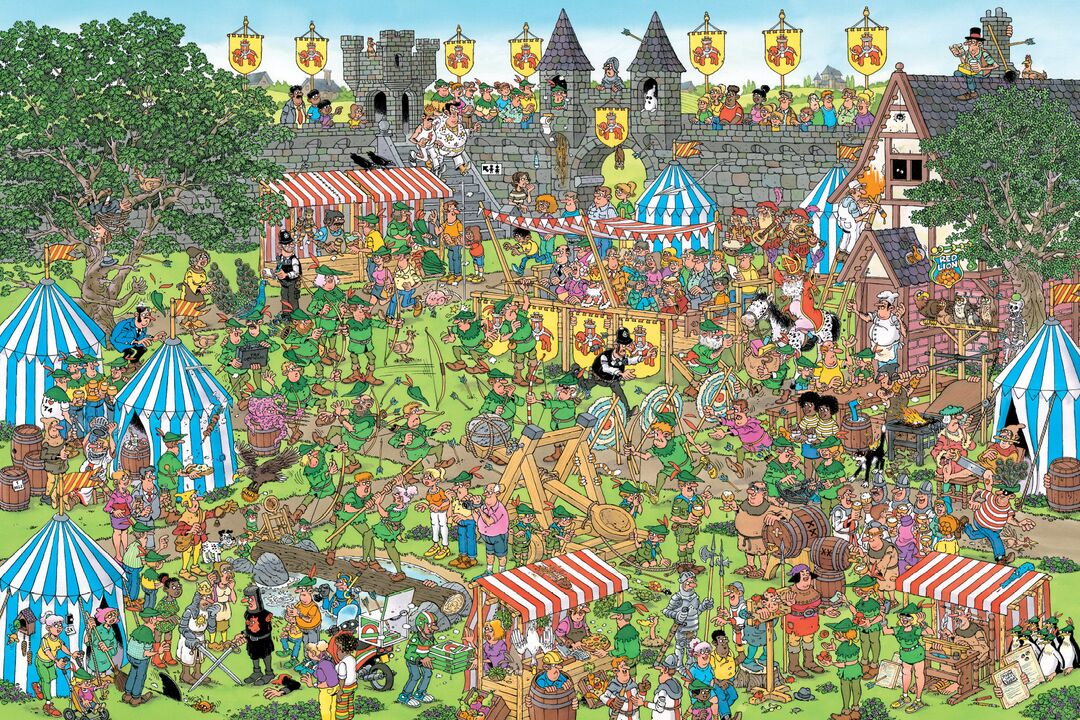 Jumbo Puzzel JvH Robin Hood Festival 1500 06.24