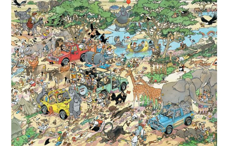 Jumbo Puzzel JvH Safari & Storm 2x1000