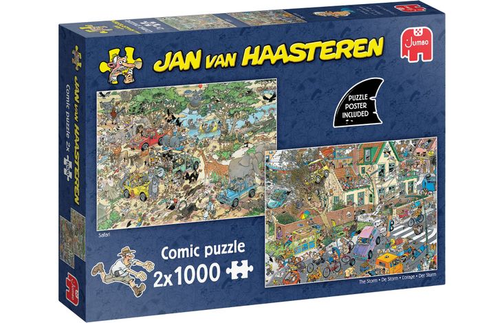 Jumbo Puzzel JvH Safari & Storm 2x1000