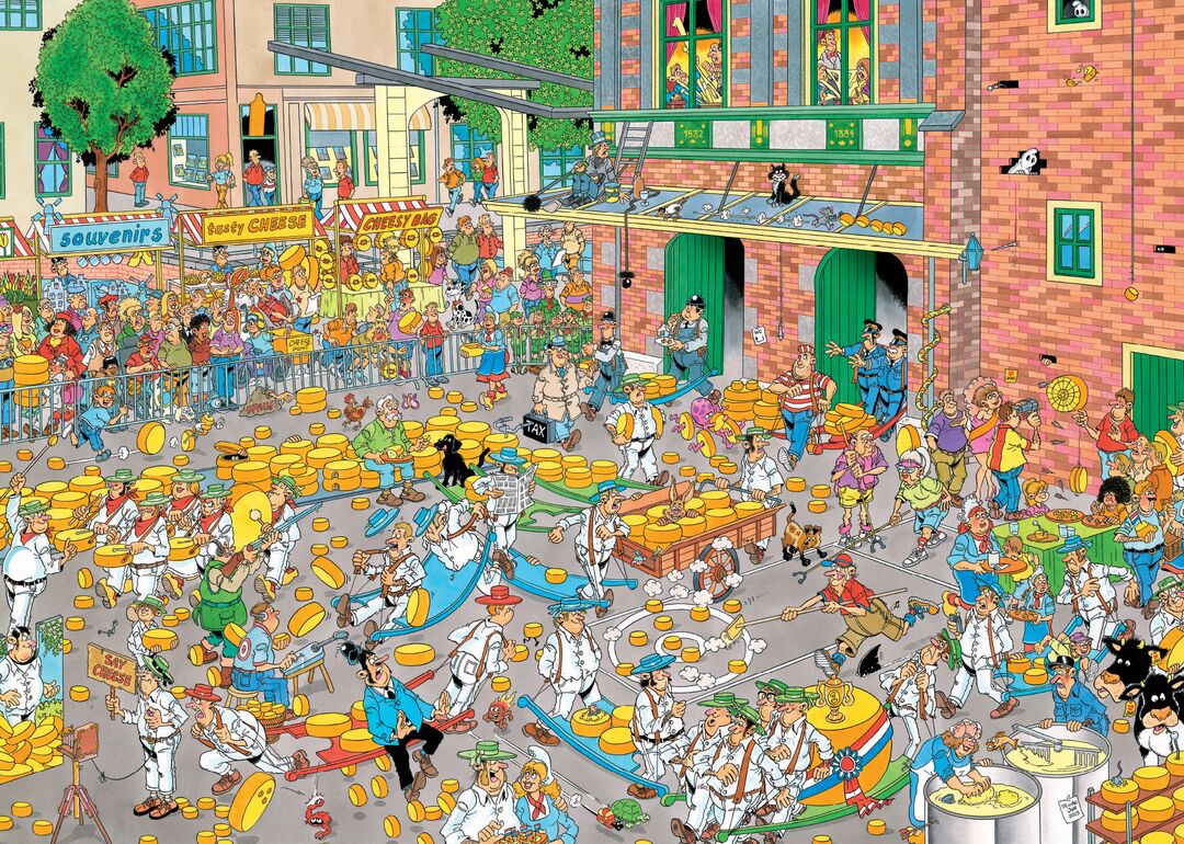 Jumbo Puzzel JvH Hollandse Tradities 2x1000 10.23