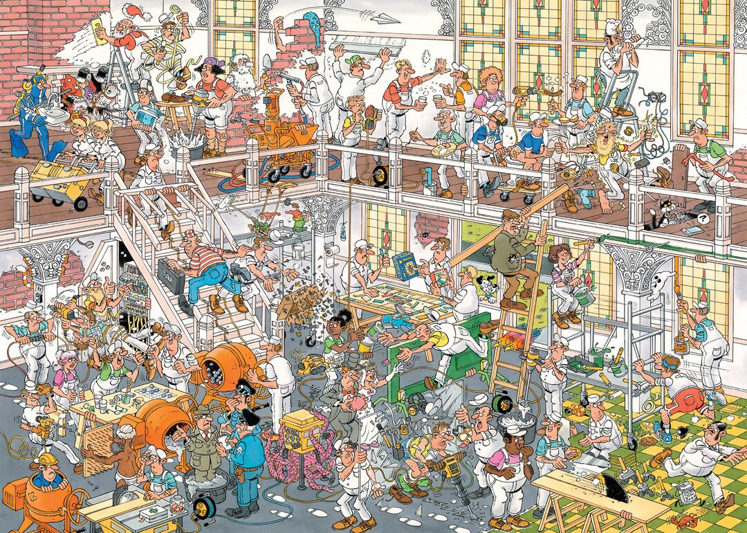 Jumbo Puzzel JvH De Verbouwing & Doe-Het-Zelfwinkel 2x1000 11.24