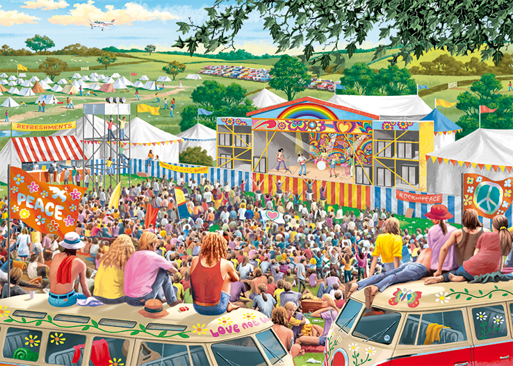 Jumbo Puzzel Falcon Summer Music Festival 1000