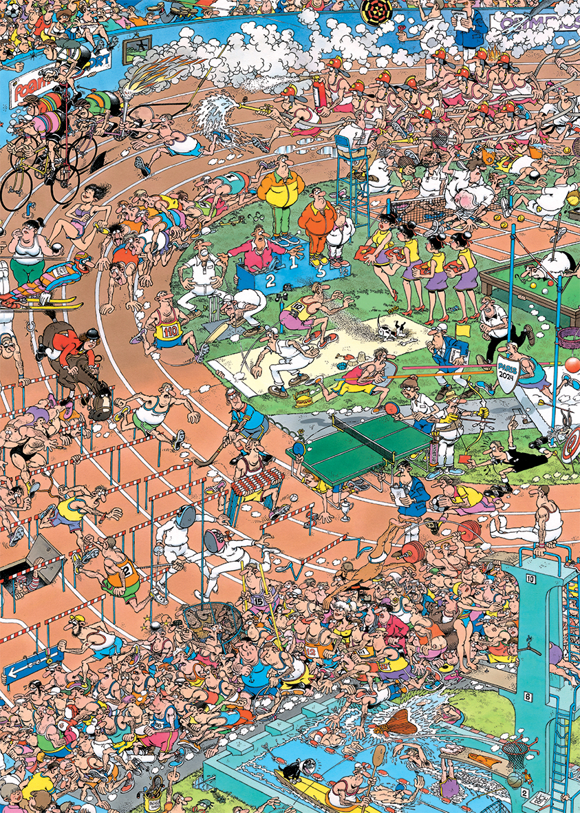 Jumbo Puzzel JvH Zomerspelen Parijs 1000