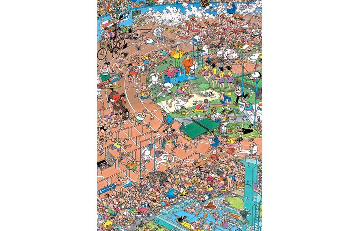 Jumbo Puzzel JvH Zomerspelen Parijs 1000