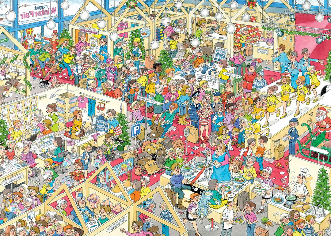 Jumbo Puzzel Xms JvH Winter Fair 1000