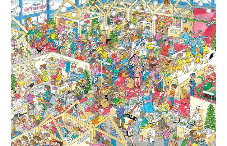Jumbo Puzzel Xms JvH Winter Fair 1000