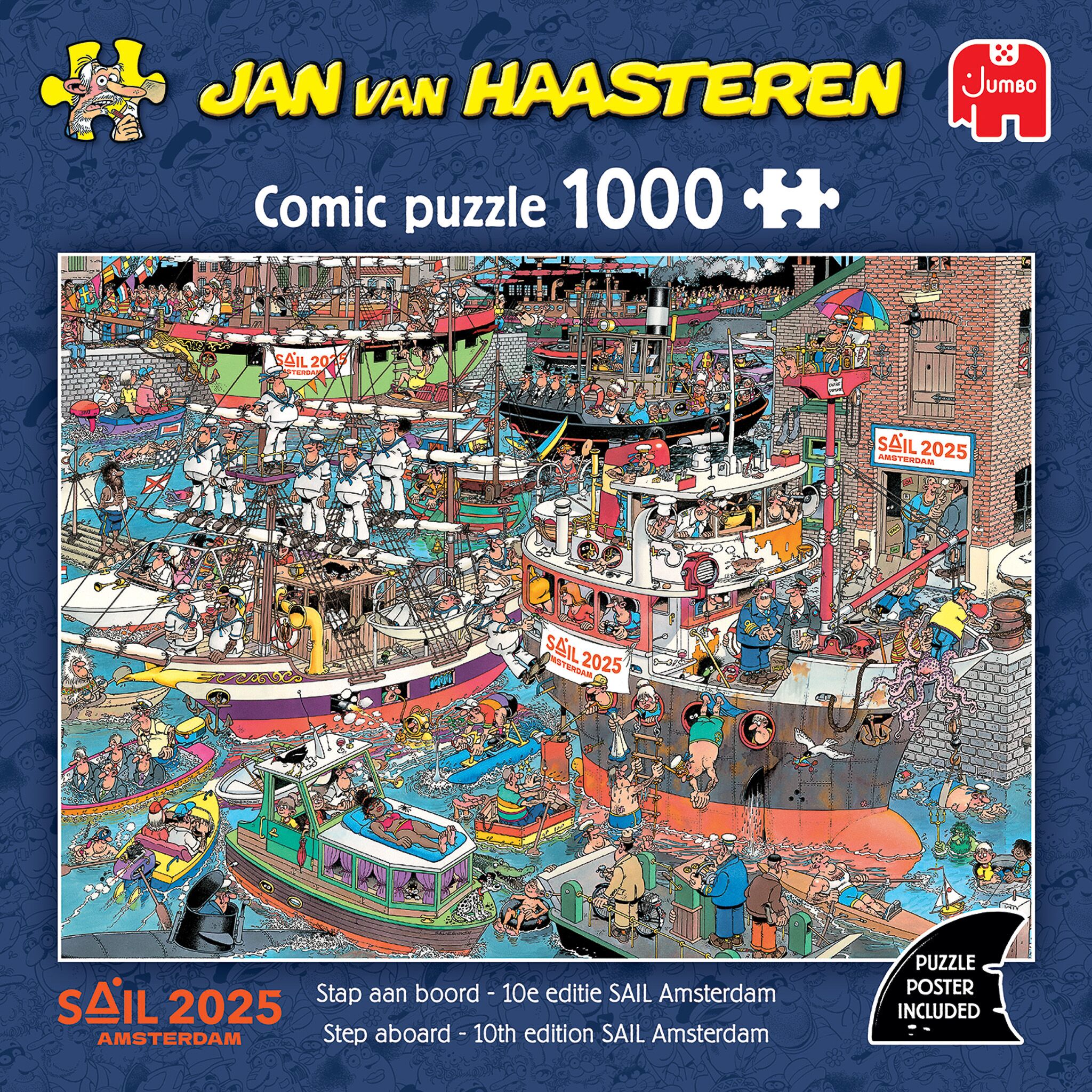 Jumbo Puzzel JvH SAIL Amsterdam 10 jaar 1000 07.25