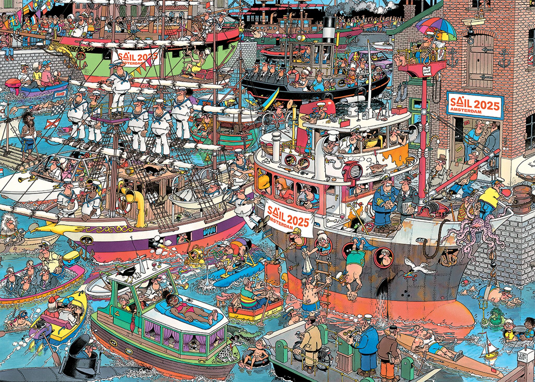 Jumbo Puzzel JvH SAIL Amsterdam 10 jaar 1000 07.25