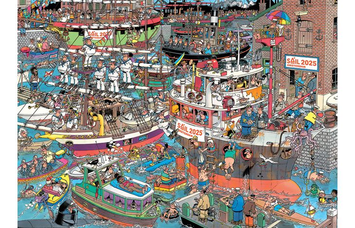 Jumbo Puzzel JvH SAIL Amsterdam 10 jaar 1000 07.25