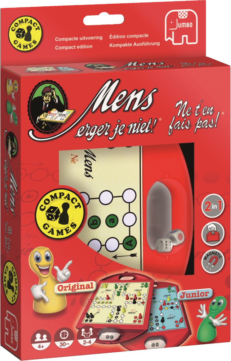 Jumbo Spel Mens erger je niet Compact