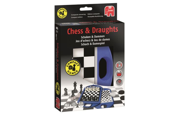 Jumbo Spel Schaken & Dammen Compact