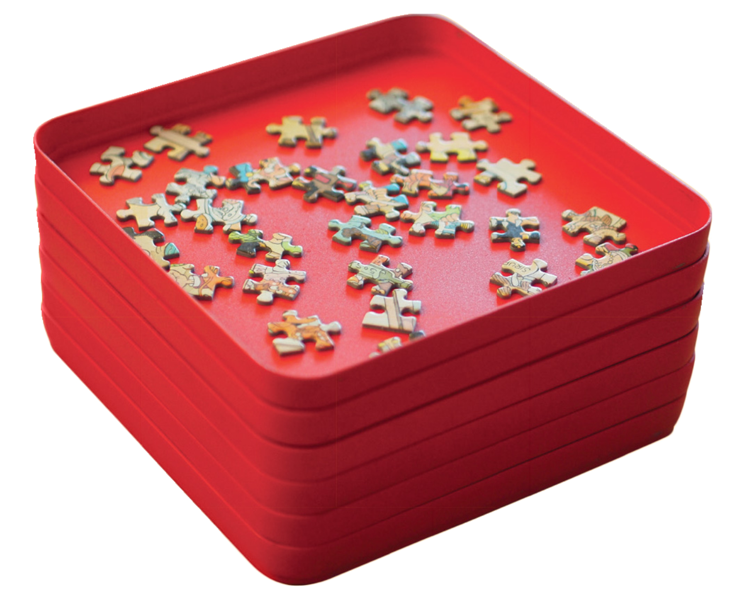 Jumbo Puzzel Sorteerbakjes 6 trays 20x20 cm