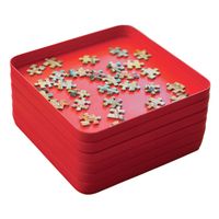 Jumbo Puzzel Sorteerbakjes 6 trays 20x20 cm