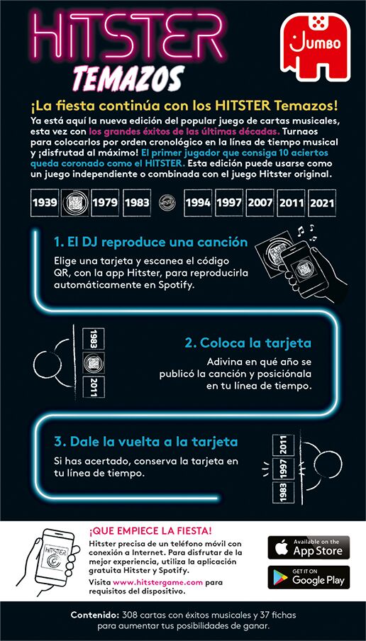 Jumbo Spel Hitster Schlager Party