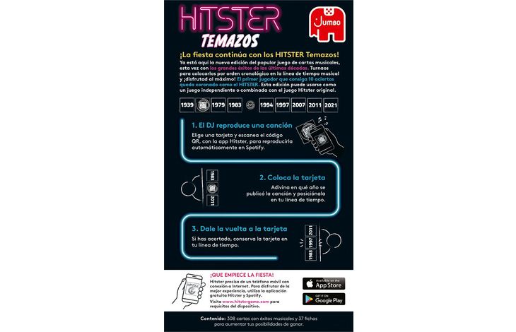 Jumbo Spel Hitster Schlager Party