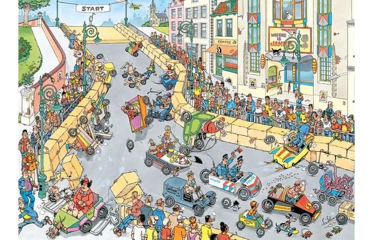 Jumbo Puzzel JvH De Zeepkistenrace 1000 02.22