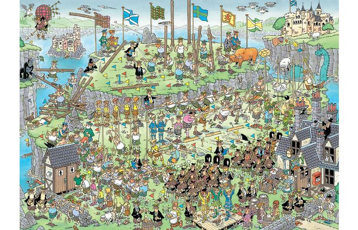 Jumbo Puzzel JvH Highland Games 1000 04.22