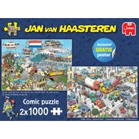 Jumbo Puzzel JvH Verkeerschaos & Ter Land, Ter Zee 2x1000 09.22
